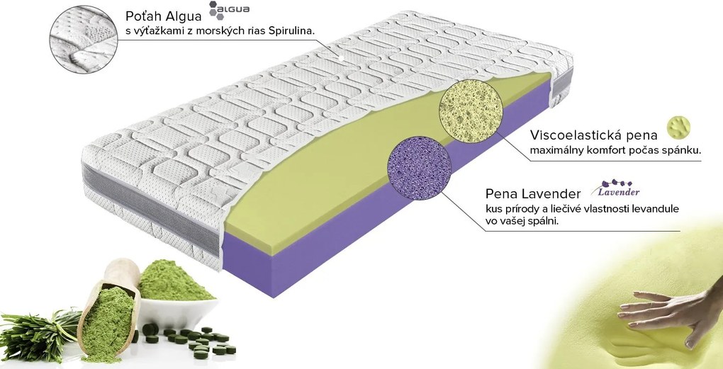 Materasso Penový matrac Lazy ortholux, 90 x 220 cm