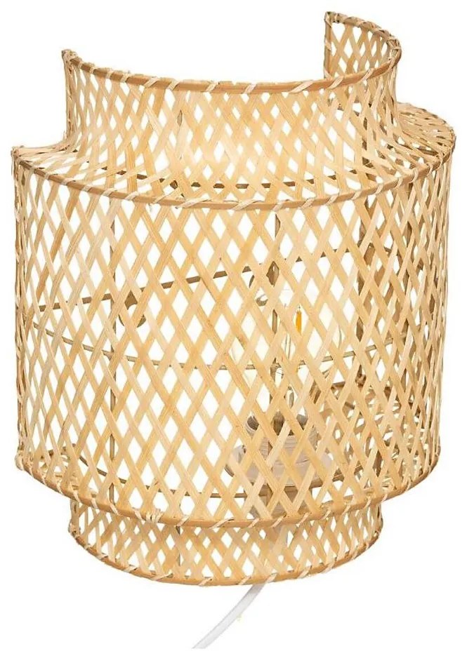 Atmosphera - Nástenné svietidlo LIBY 1xE27/40W/230V bambus