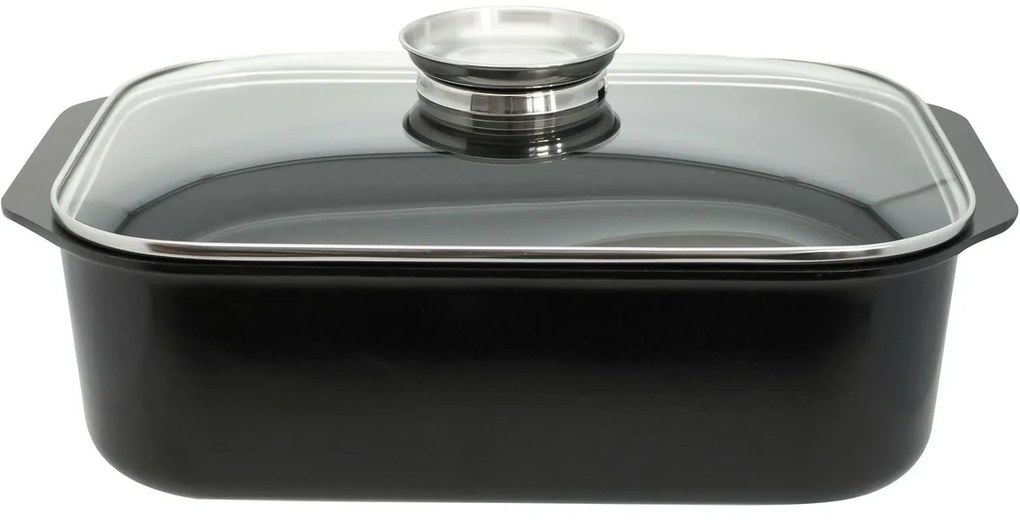 Elo 82840 Basic Pekáč so sklenenou pokrievkou a aróma úchytom Raffinesse 40 x 26 cm