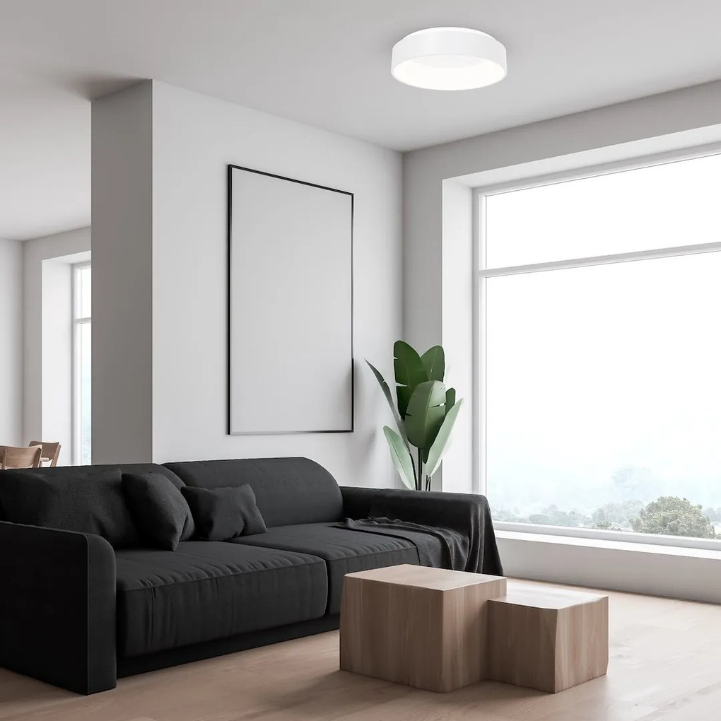 Stropné LED svietidlo Ohio, 1x LED 40w, 3000-4000k, w
