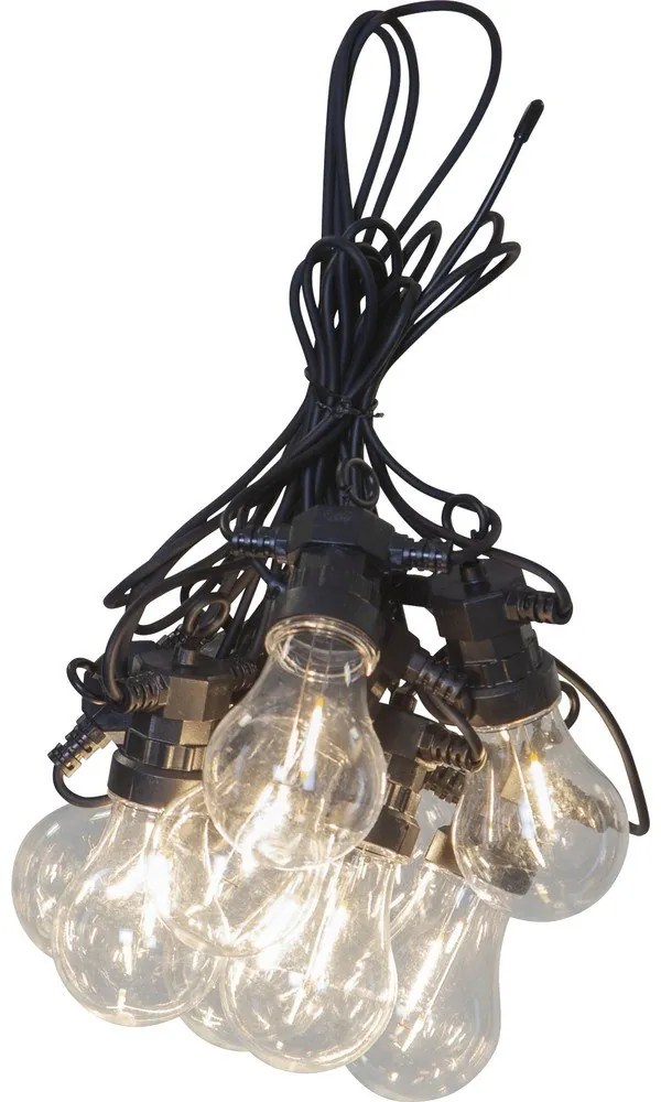 Vonkajšia svetelná LED reťaz Star Trading Circus Filament, dĺžka 4,05 m