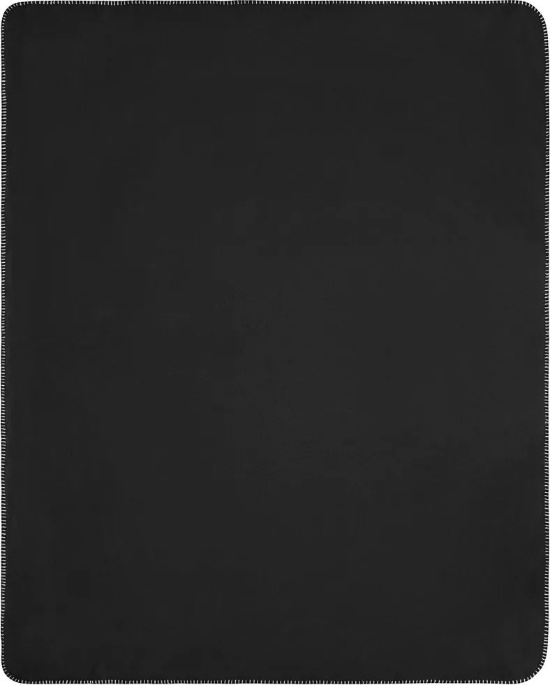 Daiber Fleecová deka JN1901 - Bordeaux / natural