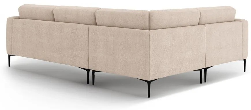 Svetlohnedá rohová pohovka (ľavý roh/do L) Bemy – Micadoni