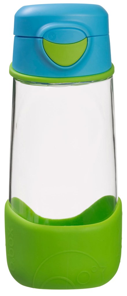 Sport fľaša na pitie 450 ml – modrá/zelená