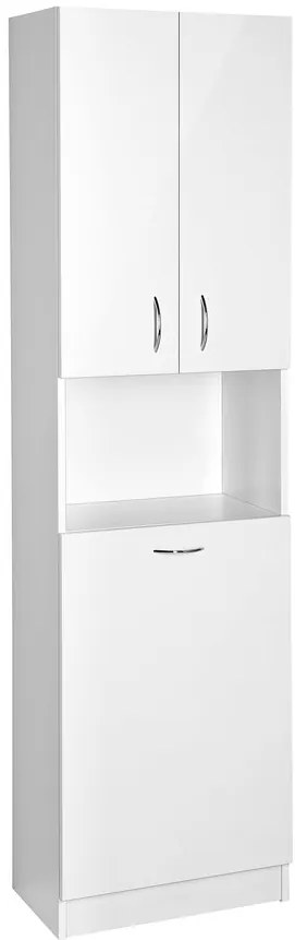 Aqualine Aqualine, SIMPLEX ECO vysoká skrinka s košom 50x180x30cm, SIME510
