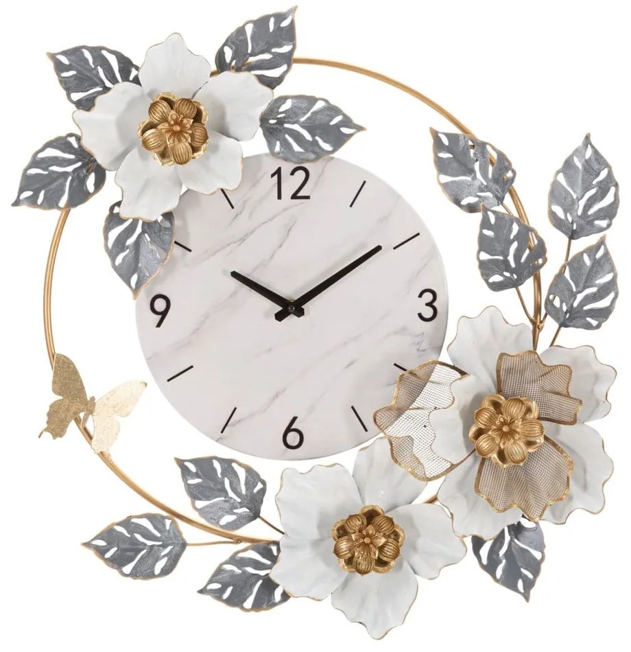 Nástenné hodiny ø 64 cm Flowers – Mauro Ferretti