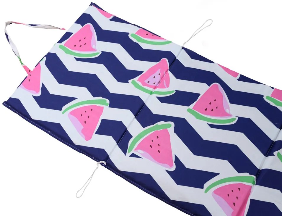 Plážové ležadlo JUICY MELON biele