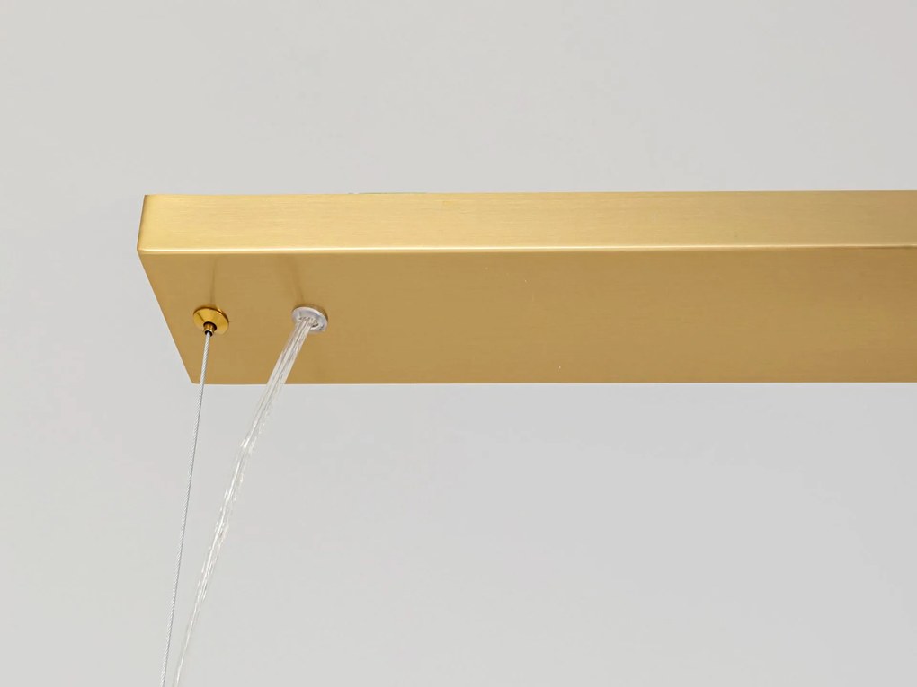 Atomic Balls visiaca lampa mosadzná 190 cm