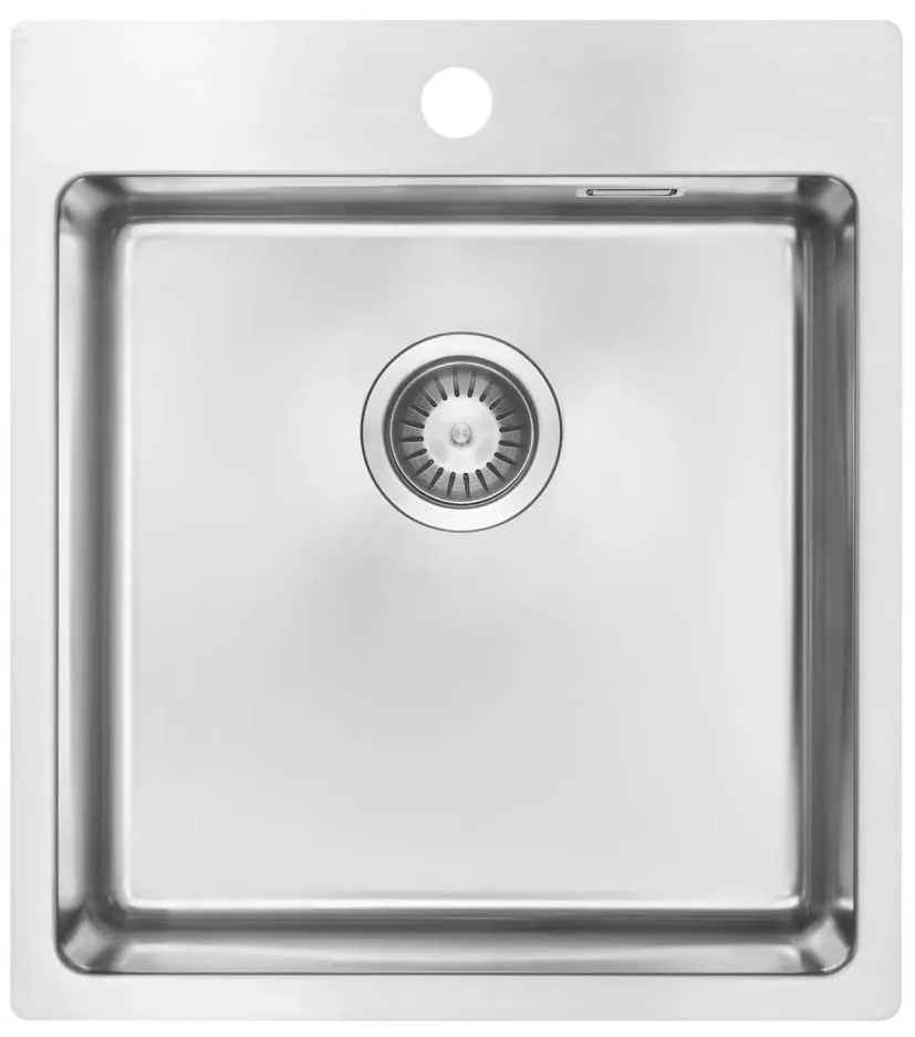 Deante ZPO_010A - Kuchynský drez OLFATO 50,5x45 cm kefovaná oceľ
