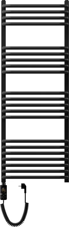 Mexen Apollo, elektrické vykurovacie teleso 1210x450 mm + vykurovacia tyč 600 W, čierna, W117-1210-450-2600-70