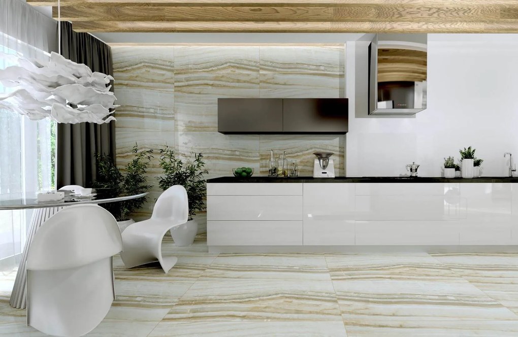 Dlažba Emera Onyx Crema 120x60 5mm BA