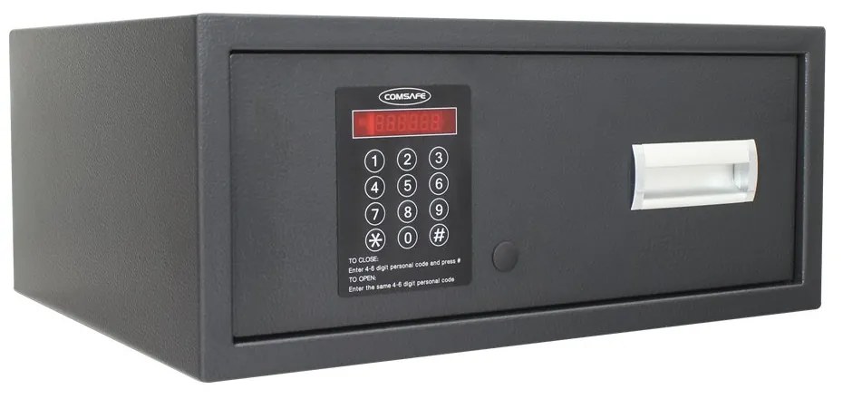 Nábytkový šuplíkový trezor, MOTION 1, elektronický zámok, 200 x 470 x 370 mm