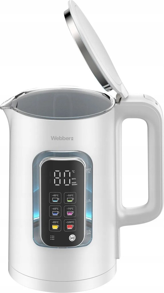 WEBBER Rýchlovarná kanvica 1,5 l s reguláciou teploty Webber WK110 ELIYA
