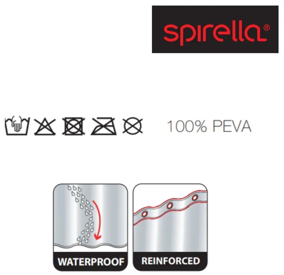 Sprchový záves 180x200 cm Goldfish – Spirella