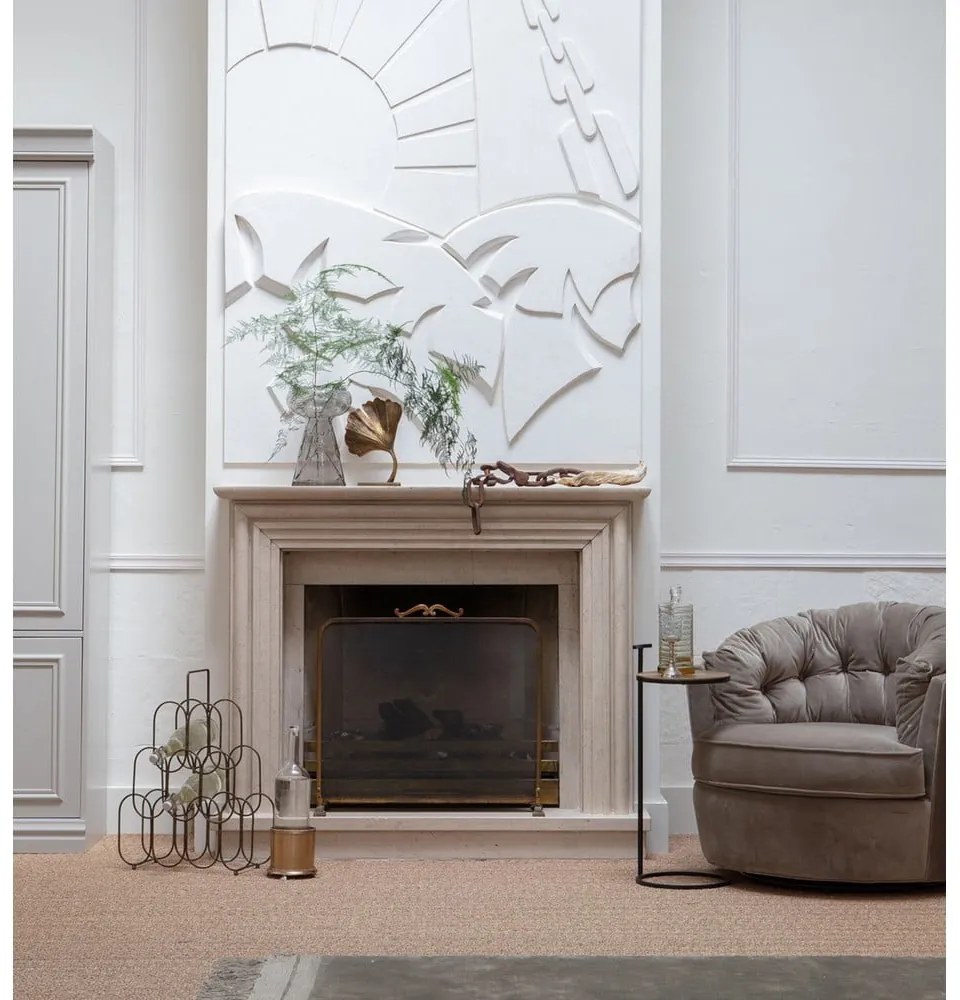 Kovový okrúhly odkladací stolík 26x26 cm Position – WOOOD