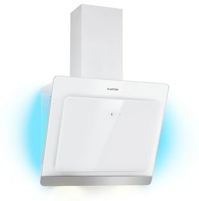 Aurora Eco 60, digestor, 60 cm, nástenný, 550 m³/h, LED displej, biely