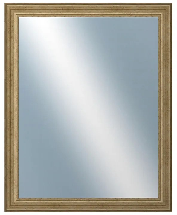 DANTIK - Zrkadlo v rámu, rozmer s rámom 80x100 cm z lišty HRAD strieborná patina (2823)
