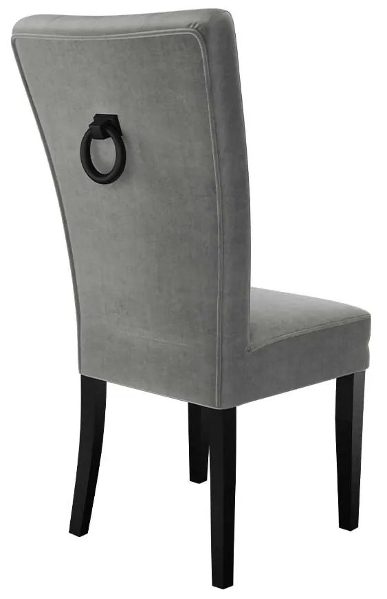 Čalúnená jedálenská stolička ST67 + klopadlo, Farby: čierna, Potah: Magic Velvet 2217