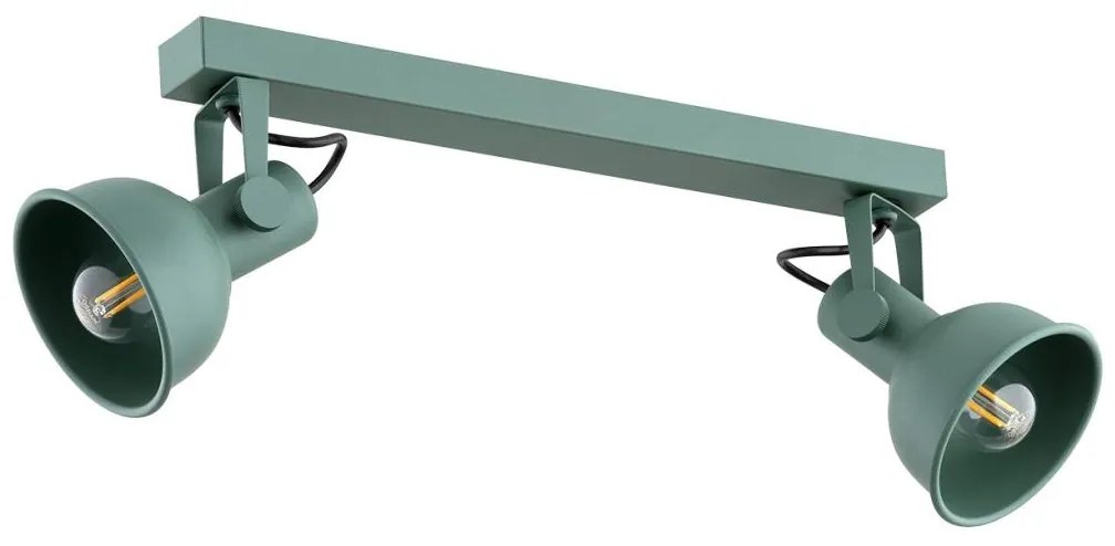 Argon 7174 - Bodové svietidlo LENORA 2xE14/7W/230V zelená