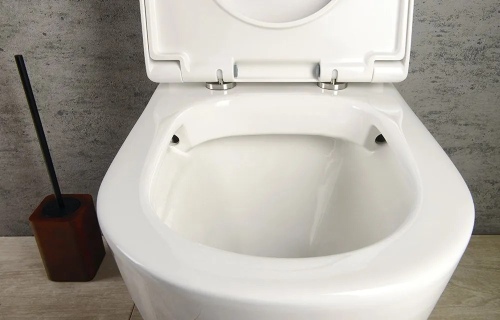 Sapho, TURKU RIMLESS WC kombi misa zvýšená, sp./zad.odpad, PC104WR