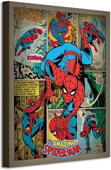 Obraz na plátne Marvel Spiderman (Retro) 40x50cm WDC94595