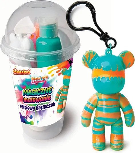 Magické maľovanie – Medvedí prívesok | Kreatívna sada s farbami