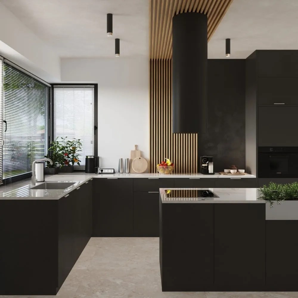 Stropné svietidlo v čierno-striebornej farbe Crown – Sollux