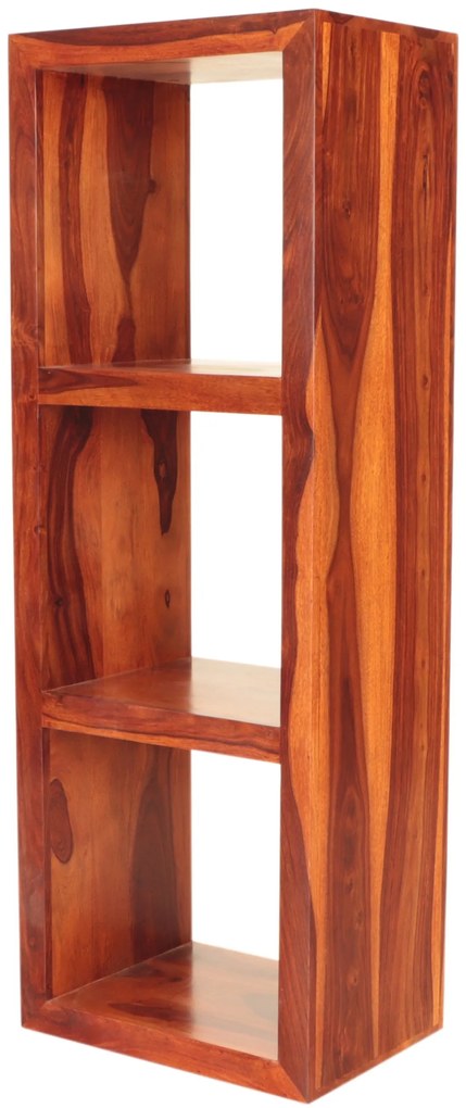 furniture-nabytek.cz - Policový regál do kúpeľne z dreva palisander 50x35x140