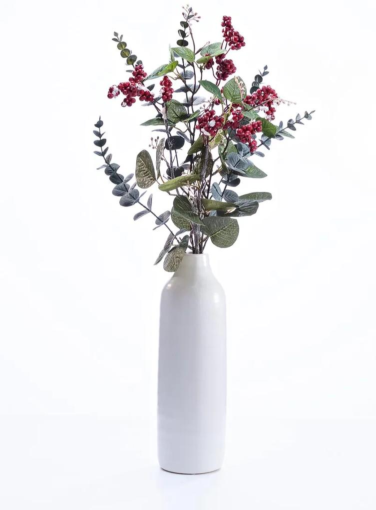 Weltbild Umelá kytica z lesných plodov a eukalyptu s keramickou vázou