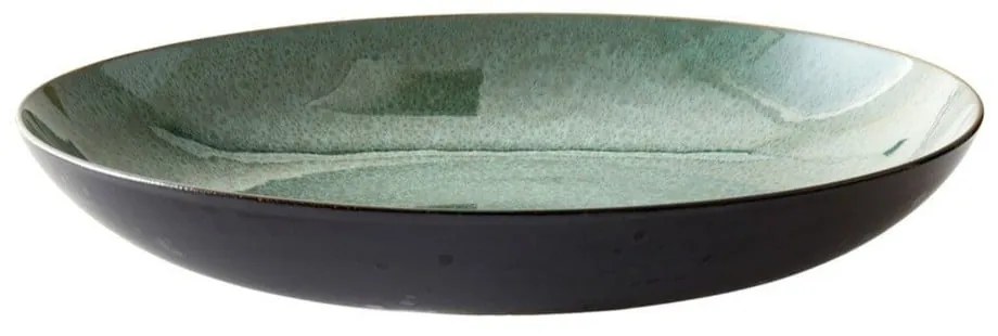 Zelená/čierna misa z kameniny ø 40 cm Gastro Black/Green – Bitz