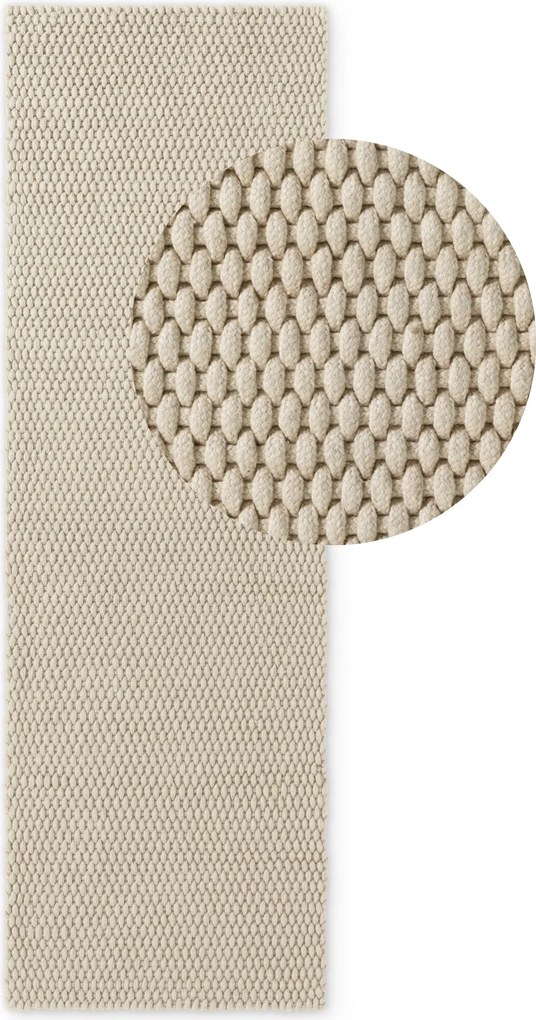 Ted Baker, Kusový koberec Ted Baker Southwark 106405 Creme, 120x170, biela, chodba / predsieň