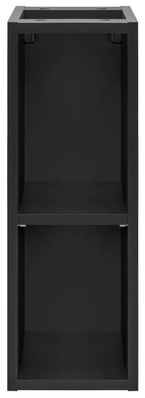 Závěsná skříňka pod umyvadlo Casad s deskou 80 cm černá