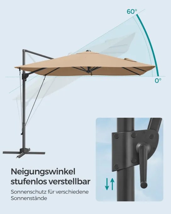 Záhradný slnečník GPU057K01