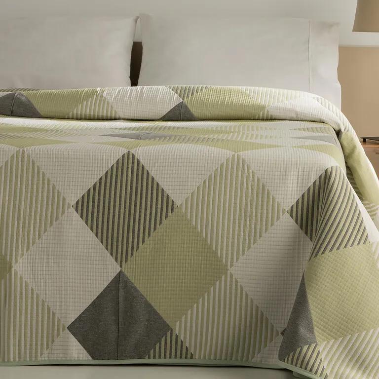 Prikrývka cez posteľ RUBI zelená jednolôžko
