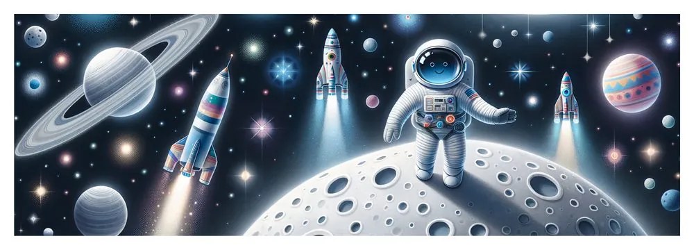 Obraz dobrodružstvo v galaxii