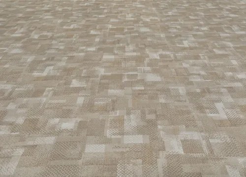 Koberce Breno Metrážny koberec FOLK 30, šíře role 400 cm, béžová, viacfarebná