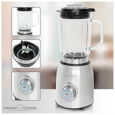 ProfiCook UM 1207 stolný mixér, strieborná