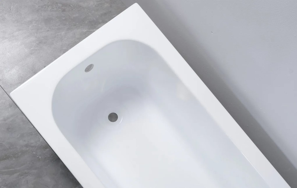 Erga Pureline-O, vaňa 1500x700x400 mm bez nožičiek, biela lesklá, ERG-V07-PURELINE-O-150x070-WH