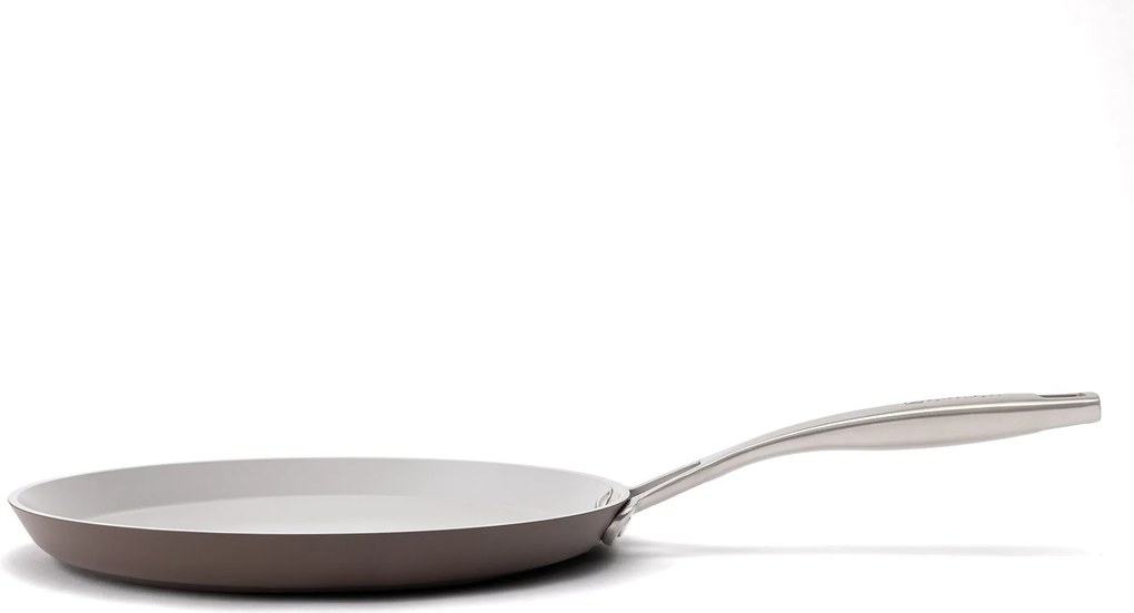 Elmich Nepriľnavá keramická panvica na palacinky Zen Ø 26 cm – hnedá