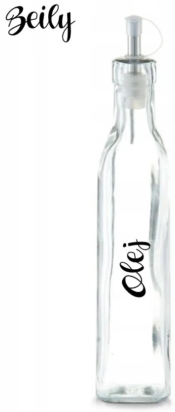 Fľaša na olej, ocot, s nálevkou - 500 ml, Zeller
