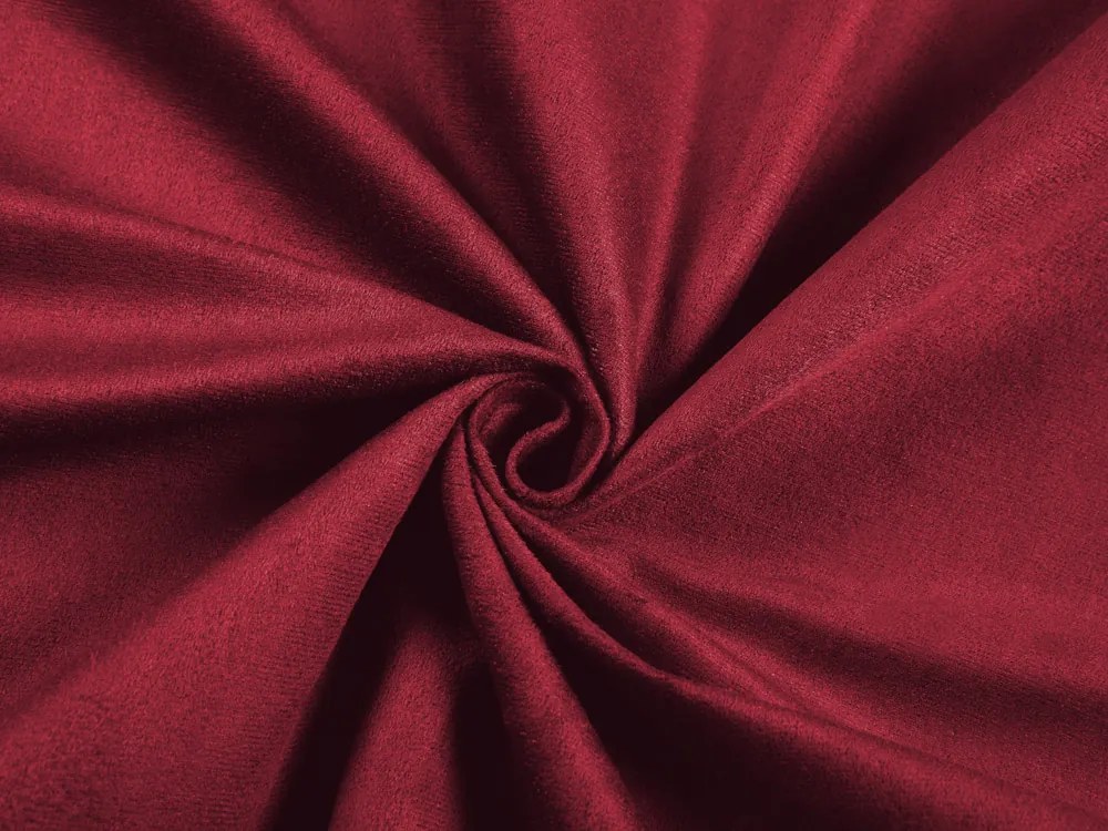Biante Oválny obrus/imitácia brúsenej kože Alcantara ALC-008 Vínovo červený 120x160 cm