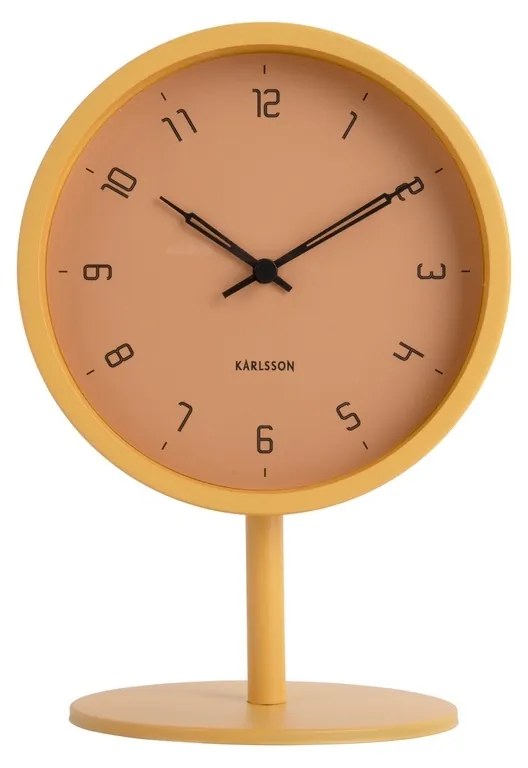 Karlsson 5951YE dizjanové stolné hodiny 23 cm