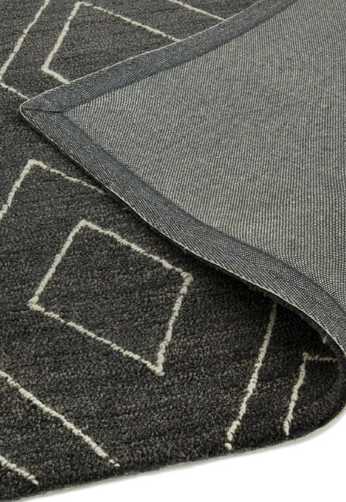 ASIATIC LONDON Nomad NM01 Dark Grey - koberec ROZMER CM: 200 x 290