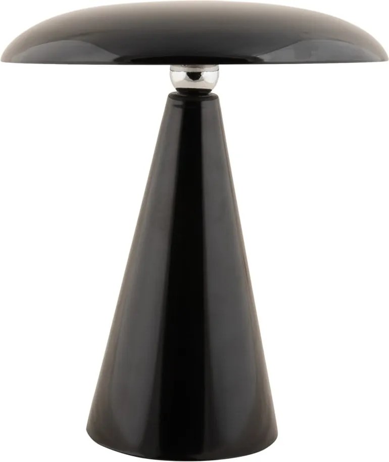 Čierna LED stmievateľná stolová lampa (výška 26 cm) Phoebe – Leitmotiv