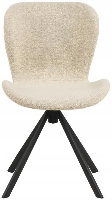 Otočná jídelní židle Batilda A1 krémová