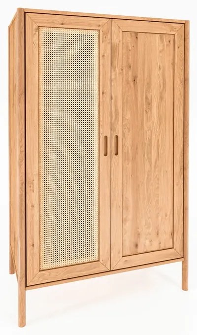 Šatníková skriňa z dubového dreva 108x175 cm Pola - The Beds