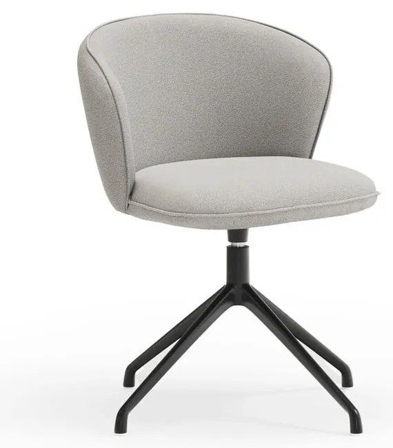 Svetlosivé čalúnené jedálenské kreslá v súprave 2 ks Add – Teulat