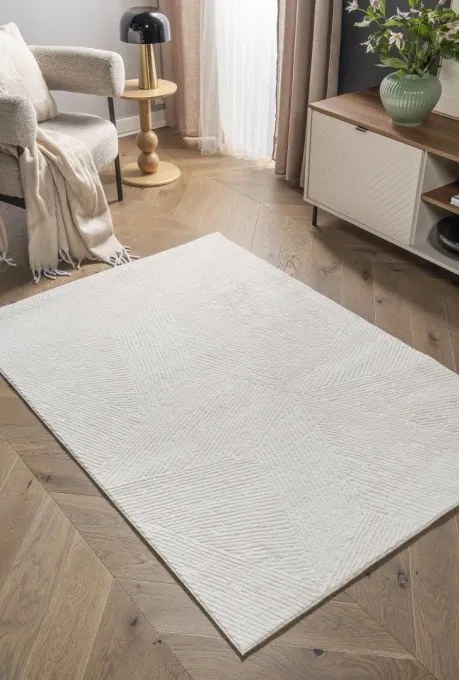 Protišmykový koberec STILO krémový