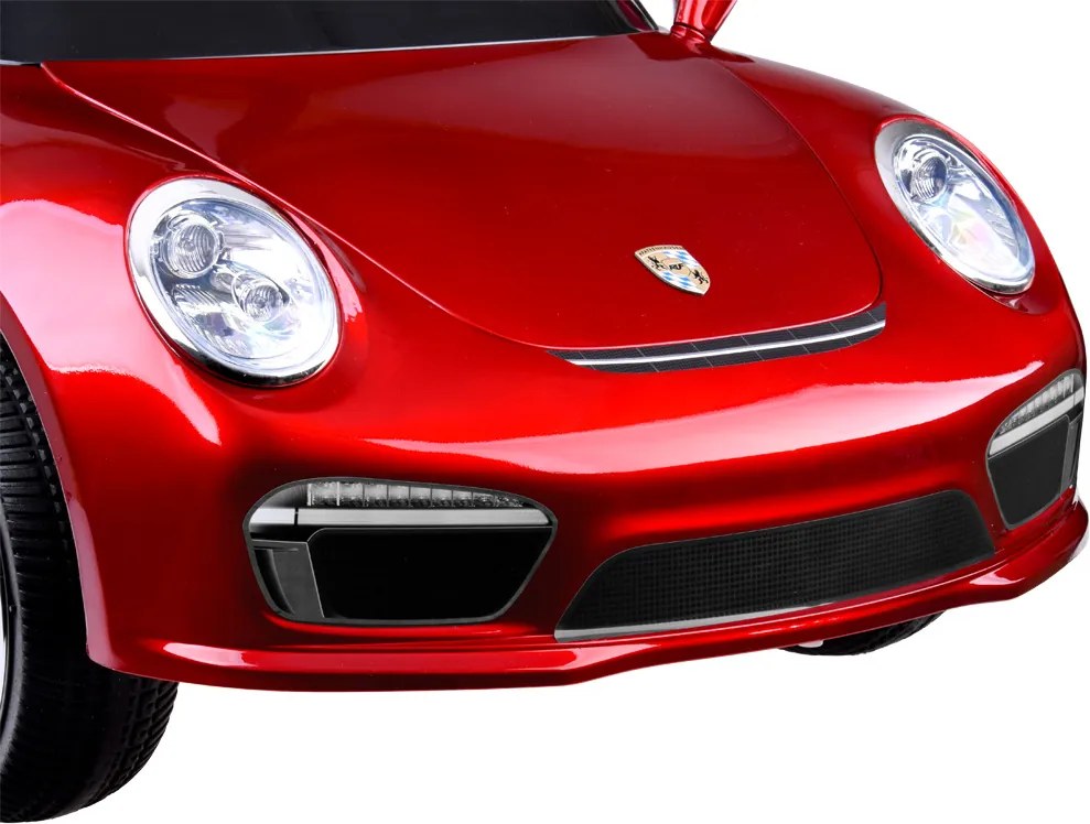 JOKOMISIADA Elektrické autíčko na batériu Porsche RUF CTR3 červené + diaľkové ovládanie PA0327