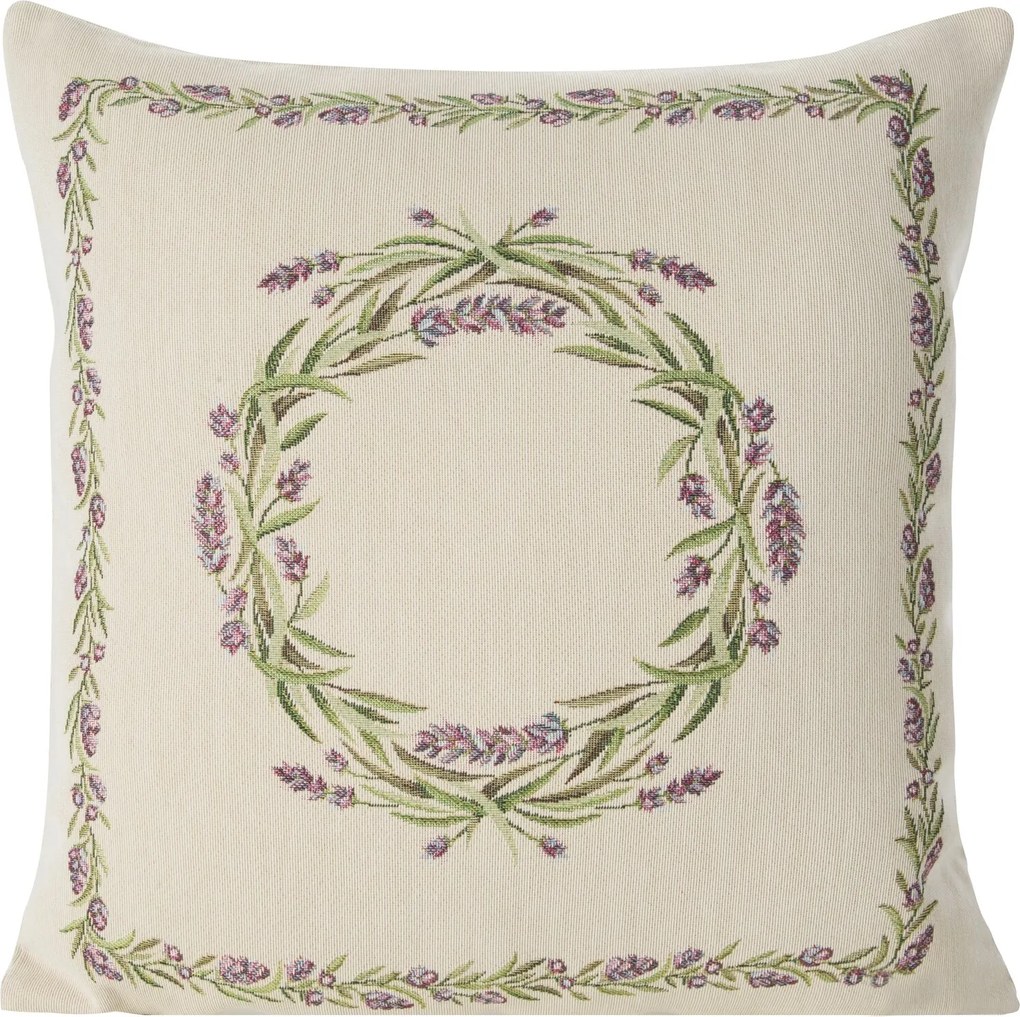 DEKORAČNÁ OBLIEČKA NA VANKÚŠ NAT 45X45 CM VZOROVANÁ